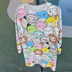 H&M Multicolor Squishmallows Cartoon Long Sleeve Tee